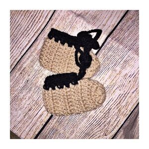 Homemade Infant Booties Size 6-12 Months